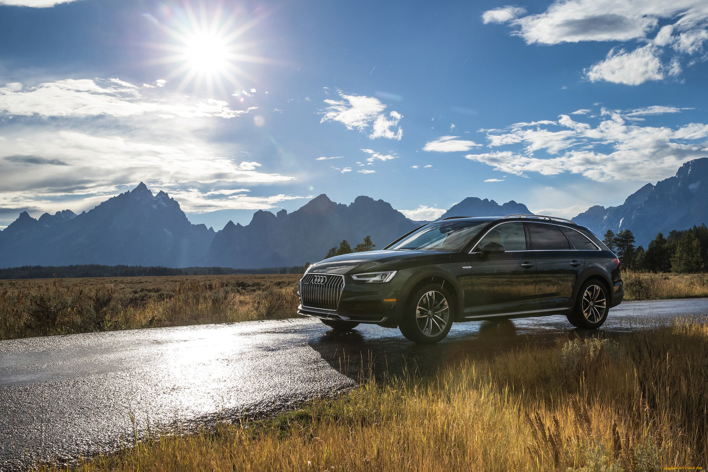 , audi, allroad, a4, 2017